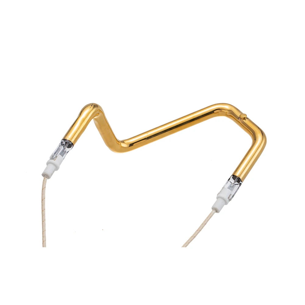 UVIR Customized special shapes Fast Response 3D Contoured Infrared Lamp for heater