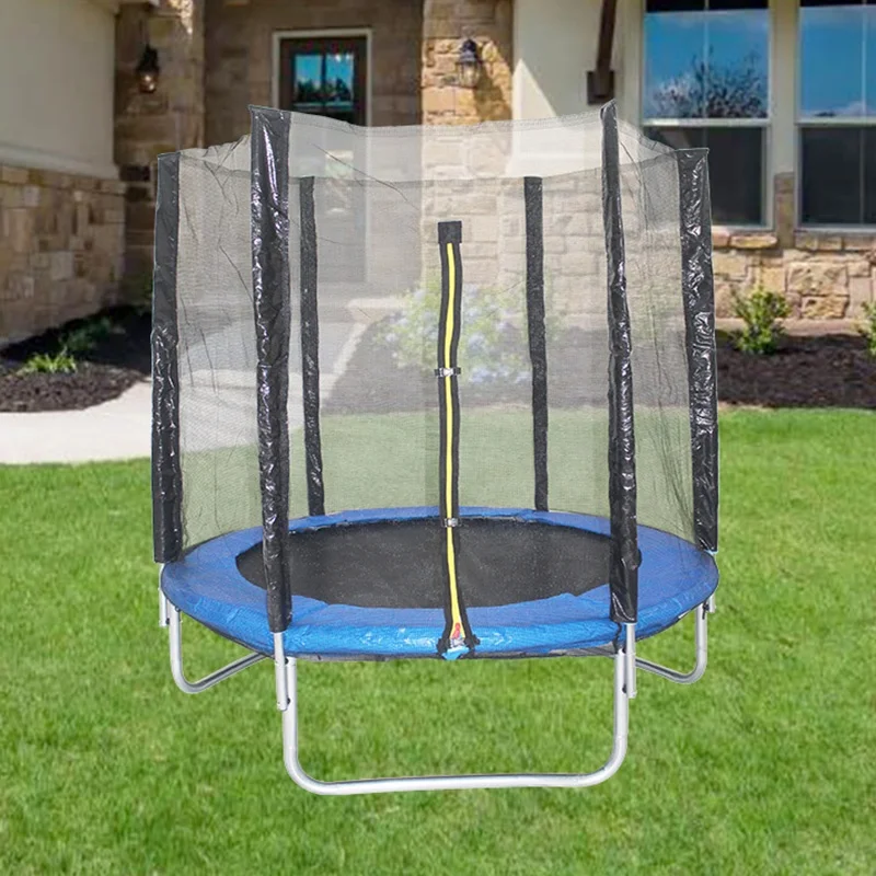 Competitive Price 10ft Trampolin Fitness Jumping Big Trampoline House For Kids Adult With Enclosures