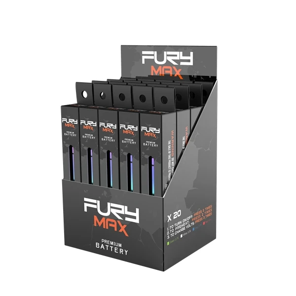 
Fashion design wholesale max 350mAh cbd vape pen battery 