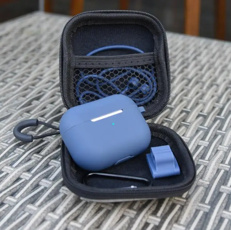  5 в 1 силиконовый чехол с полной защитой для наушников Apple Airpods 2 3
