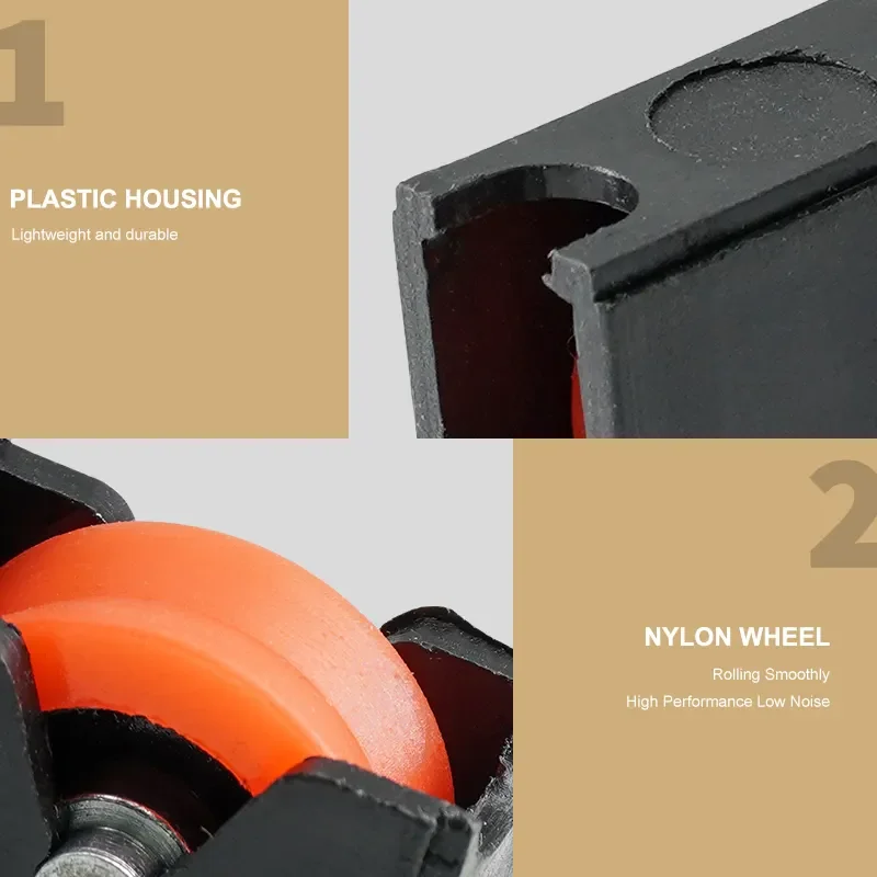 Multiple L25 L4000 L20 L5000 Sliding Window Roller wheels sliding Door Wheels for South America Market from China OEM Factory