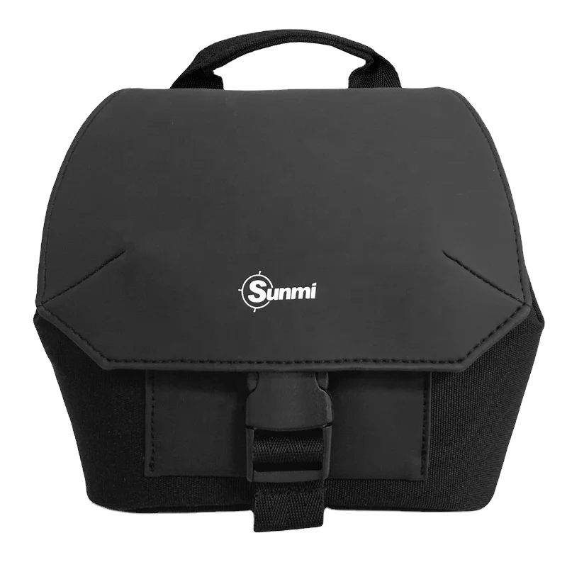 New stylish PU polyester DSLR camera bag for outdoor activities, leather camera bag