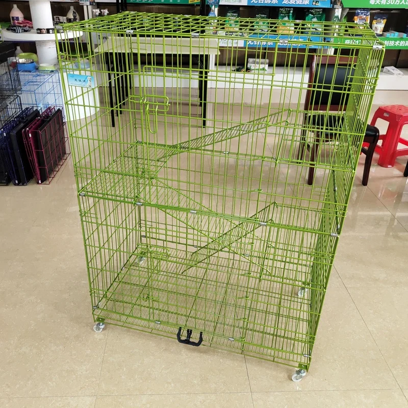 Lorenzo OEM katlanabilir kafes hundekafig M-L60xW142xH105 gaiolas Para Animais двойной стек кошка металлическая клетка для собак