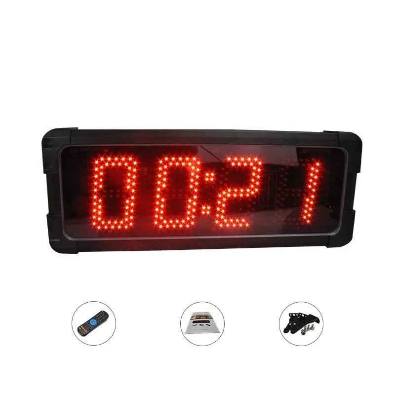 YIZHI GO4T-5R LED Digital Clock 5 inch 4 digits Large Outdoor Waterproof Digital Display Electronic Marathon Running Timer