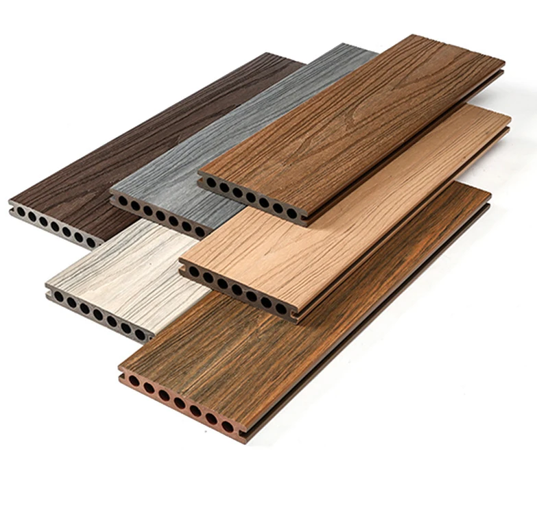 Customization Composite Decking Boards Timber Plastic Outdoor Wpc Decking Plank Boards Fiber Cement Floor Widely Applied Outside
