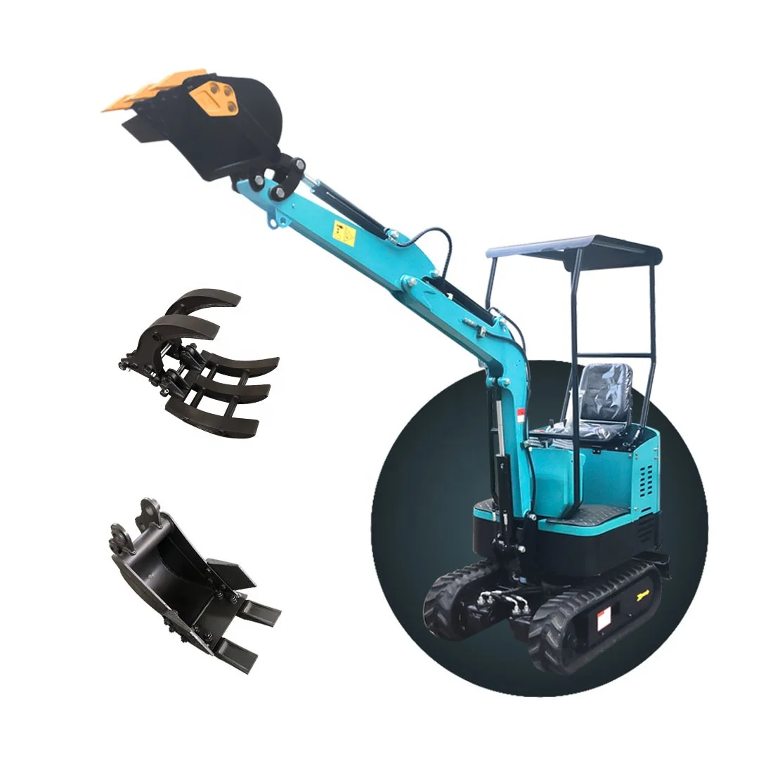 High quality new micro excavator attachments 1 ton digger remote control excavator china