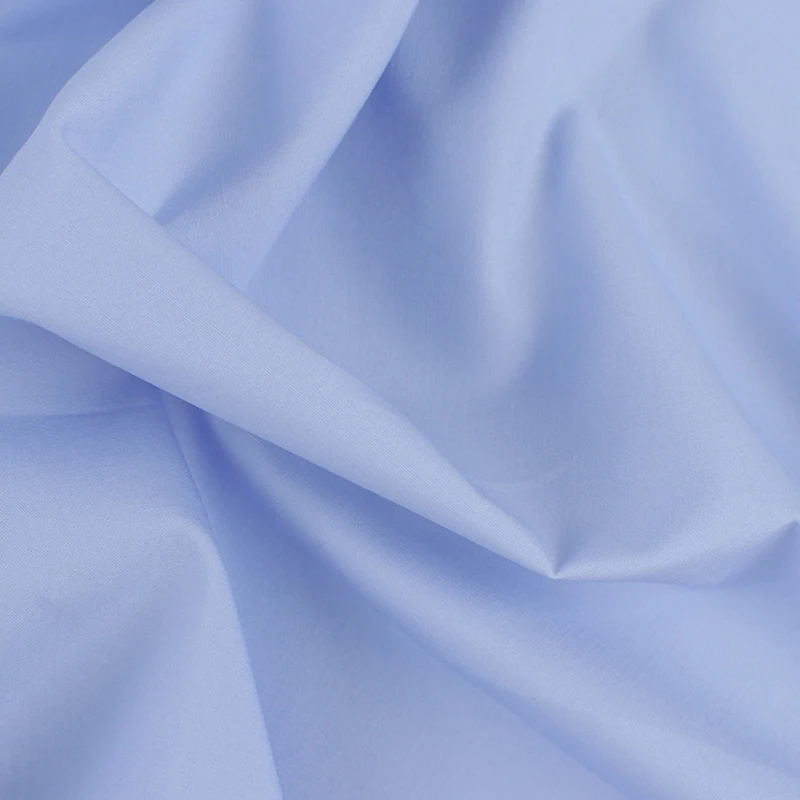 100 Combed cotton plain weave imitation Tencel clothing fabrics