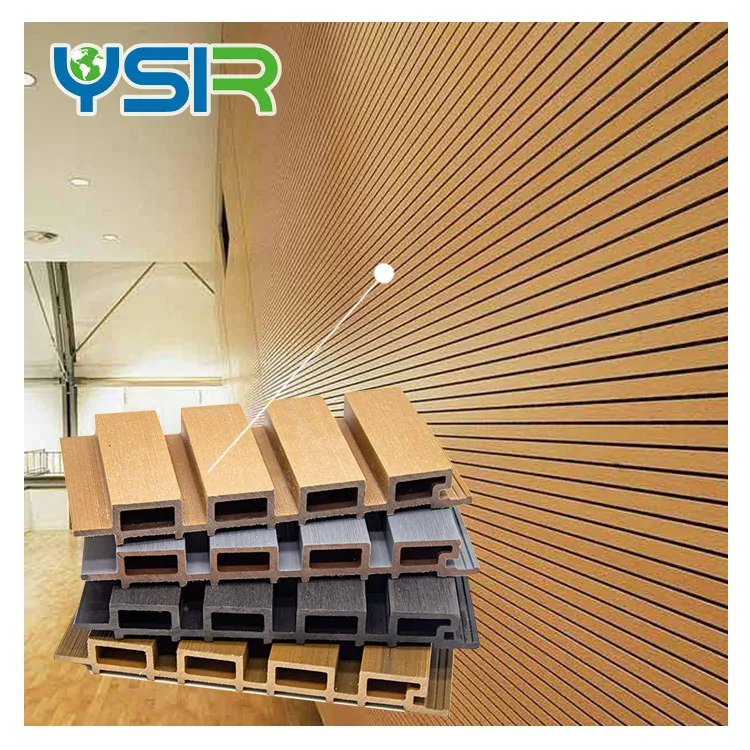 pvc wood wall panel wooden wall outdoor cladding laminated wpc wall panel