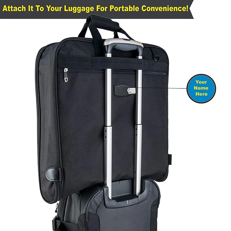 Fancy Design Folding Travel Suit Bag Convertible Carry On Garment Bag for Business