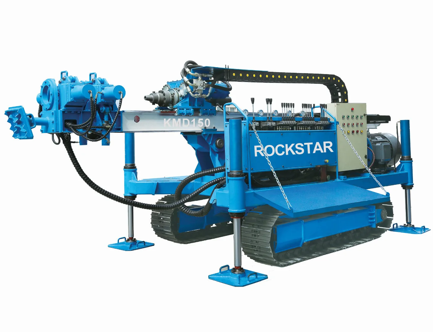A9 Portable Mine Integrated Drilling Rig with Air Compressor Driving Cab