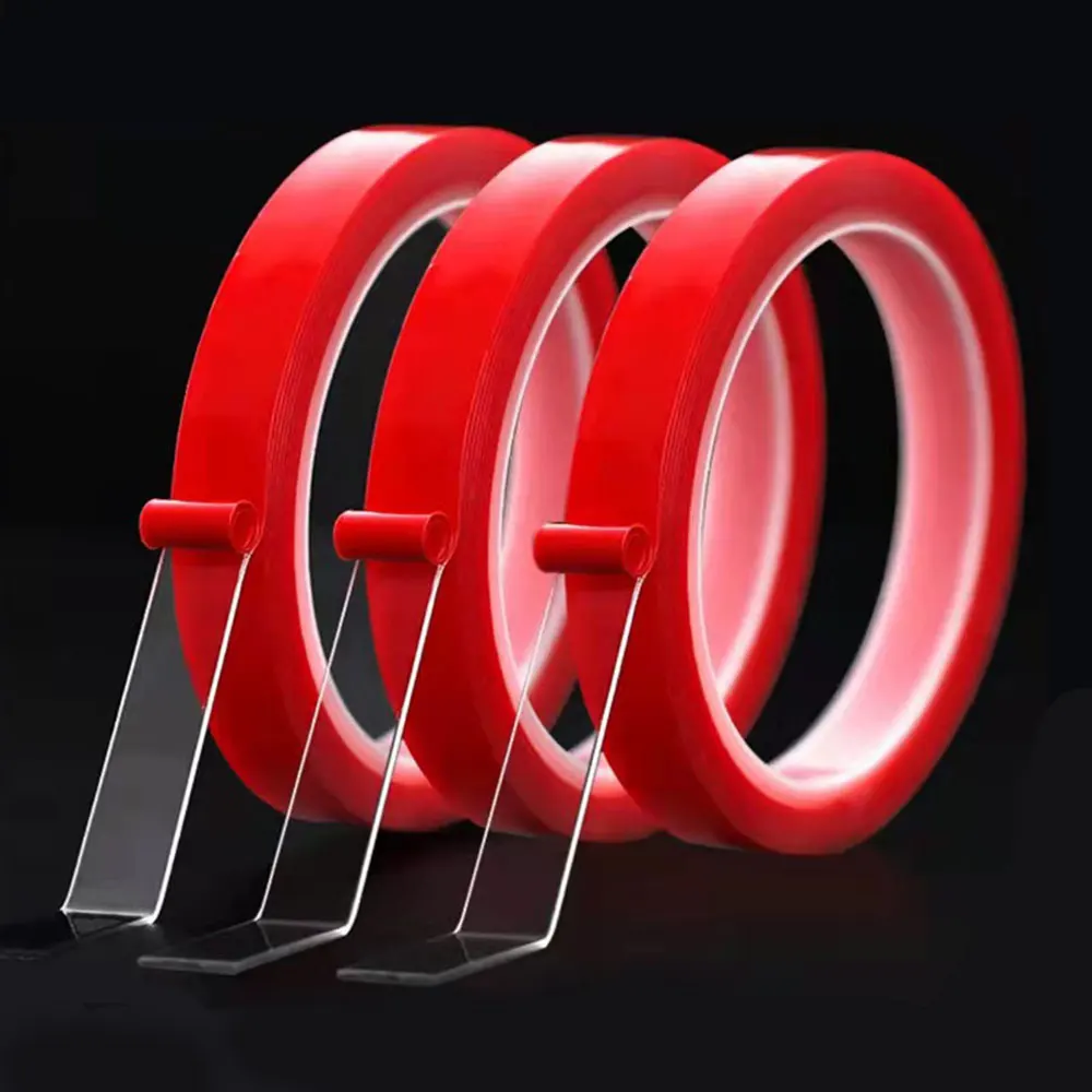 Double Sided Washable Adhesive Tape Multifunctional Removable Transparent Nano Tape customization ivy grip tape