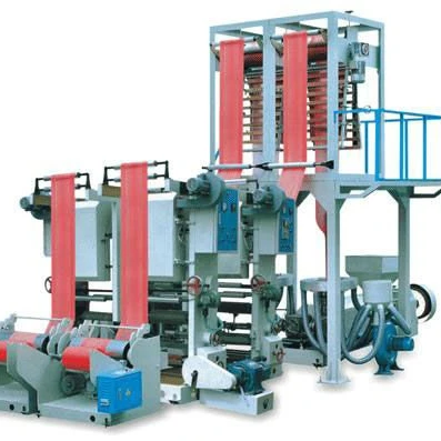 
one screw double head plastic film blown extruder machine 