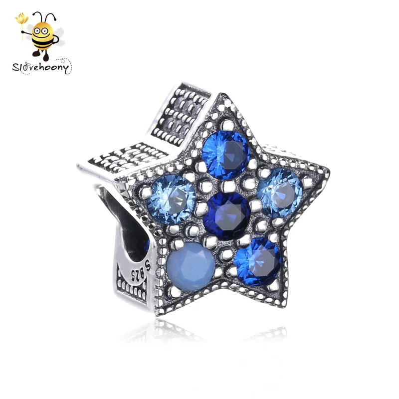 Новая мода в европейском стиле ювелирные изделия B2B яркий CZ Pave Star для изготовления браслета Ассорти ожерелье браслет ювелирных изделий 100% 925 стерлинговые Серебряные бусы