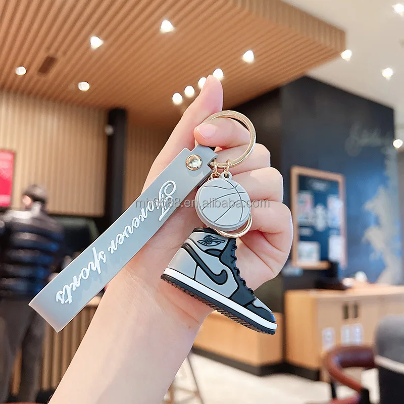 Custom LOGO High Quality Keychain Cute Cartoon 3d /2d PVC Car Ring Rubber Fish Dragon Key chain Soft Keychains