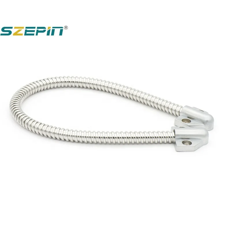  factory wholesale price stainless steel wire armored cable protector door loop with electric mortise surface