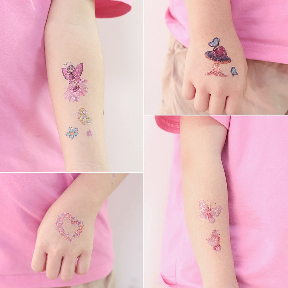 Custom Water Transfer Tatoo Kids Waterproof Temporary Tattoo Stickers