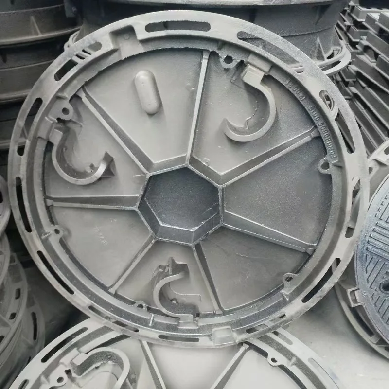 En124 D400 600*700 60*70 Ductile Iron Manhole Cover C250 Square Customized Size Ductile Iron Cast Manhole Cover