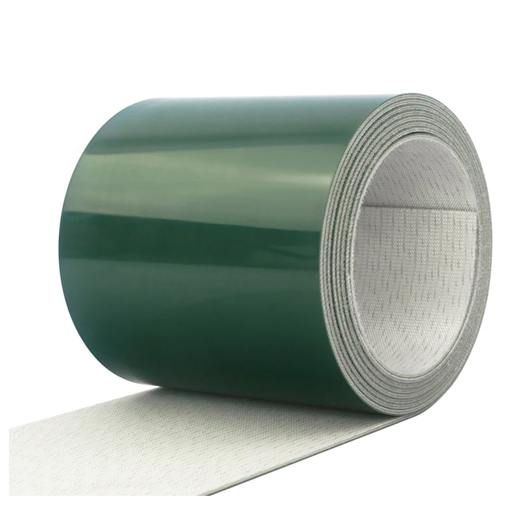 Factory Outlet Customized Dark Green PU Conveyor Belt for Flat Transmission