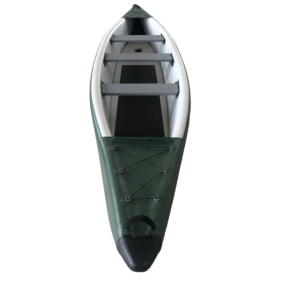 China canoe Inflatable Drop Stitch 4.88m 3 Seater Fishing Canoe Kayak