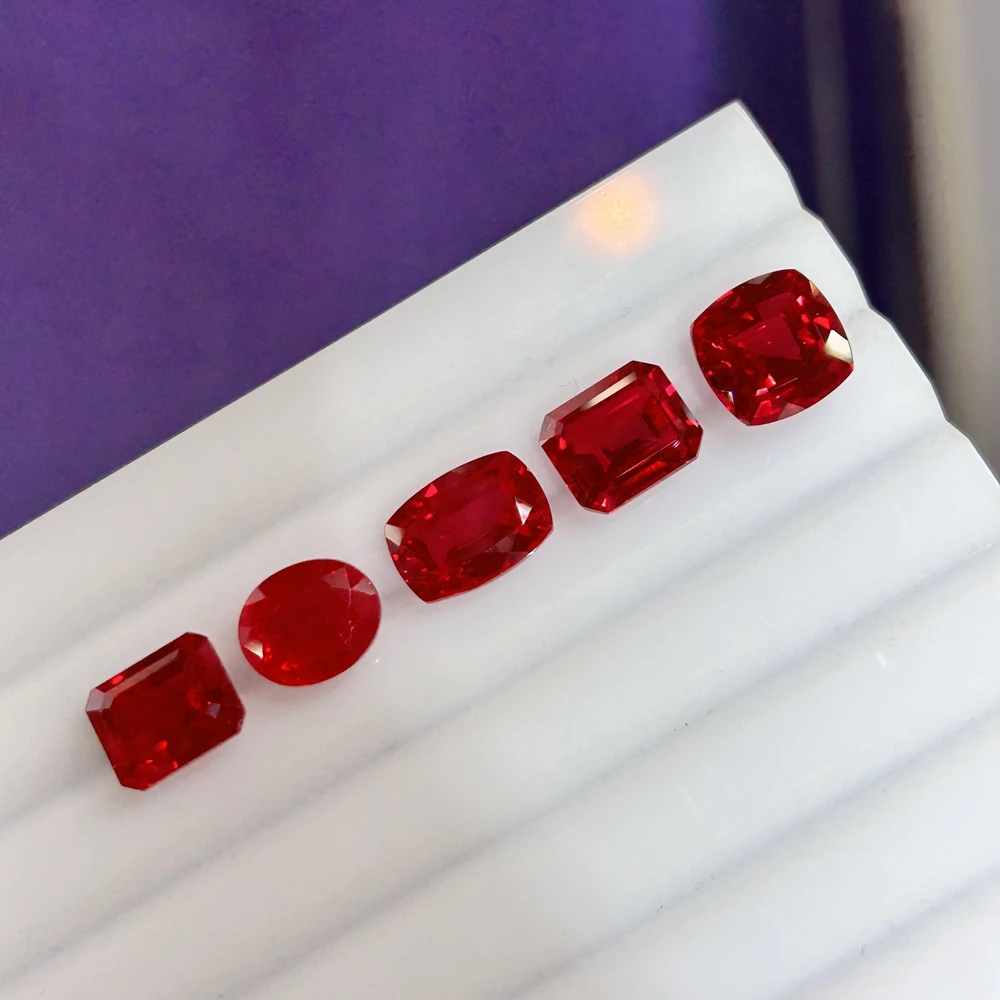 HQ GEMS New Products 10x14mm  9 Carat Octagon Cut 99.99% Same Natural Burma Ruby Gemstone