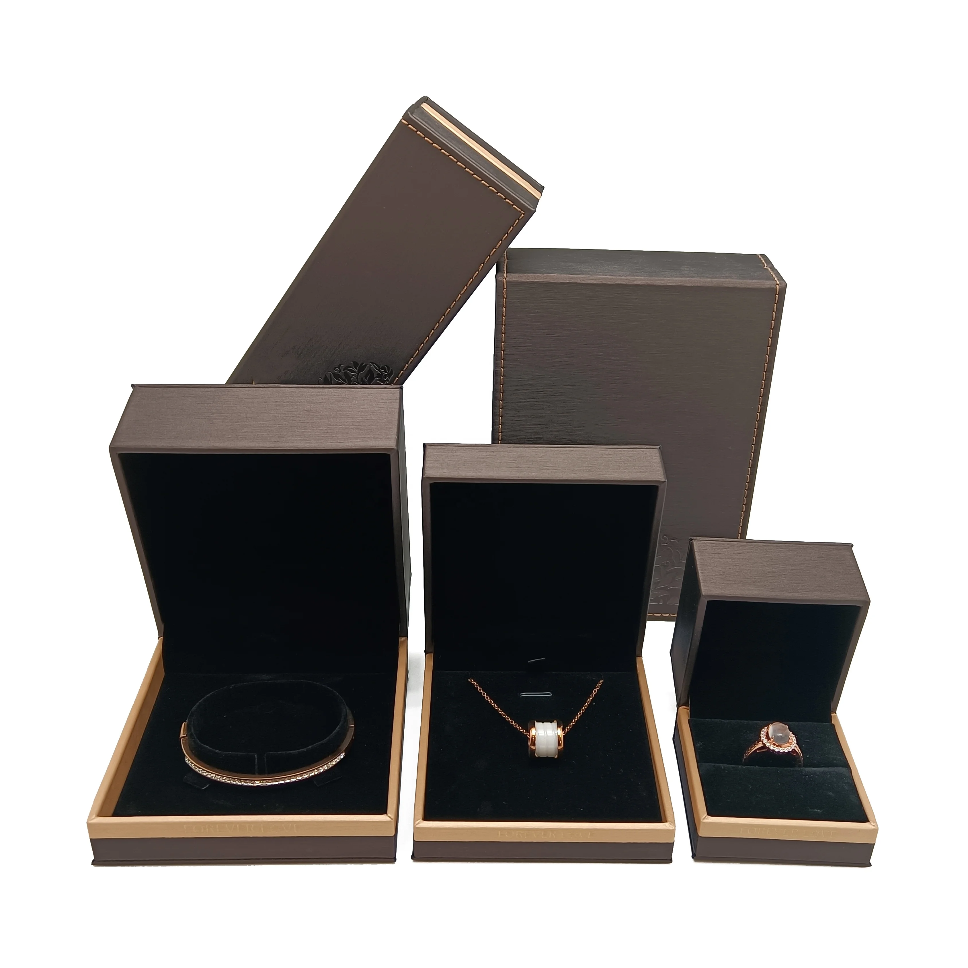 Factory In Stock Pendant Necklace Ring Package Box Jewelry Case Paper Packaging Gift