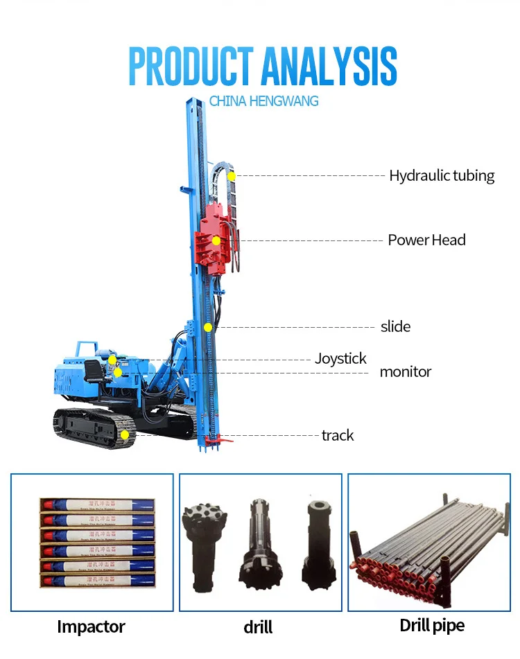 PV solar piling driver rig в Южной