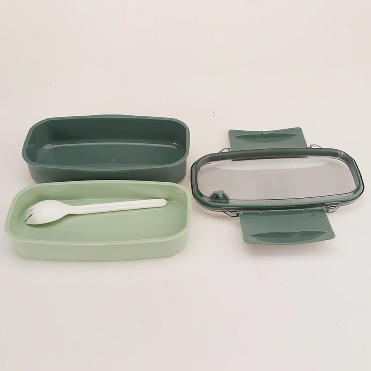 950ML Two layers Kids Adults Plastic lunch box bento food container