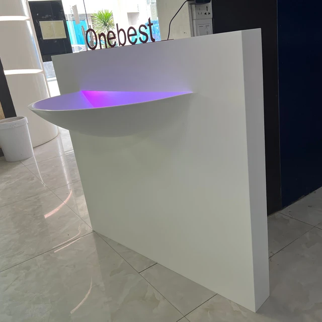 Remote Control Led Natural Stone Bathroom Vanity Luxury Oval Shape Portable Basin Sink Wash Hand