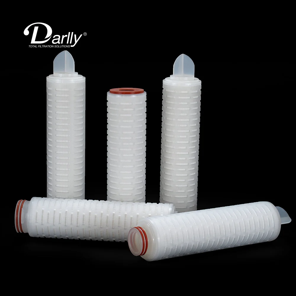 Glass Fiber Pleated Filter Cartridge As Meida 20inch 5um for Pre-filtration of Vent&gas