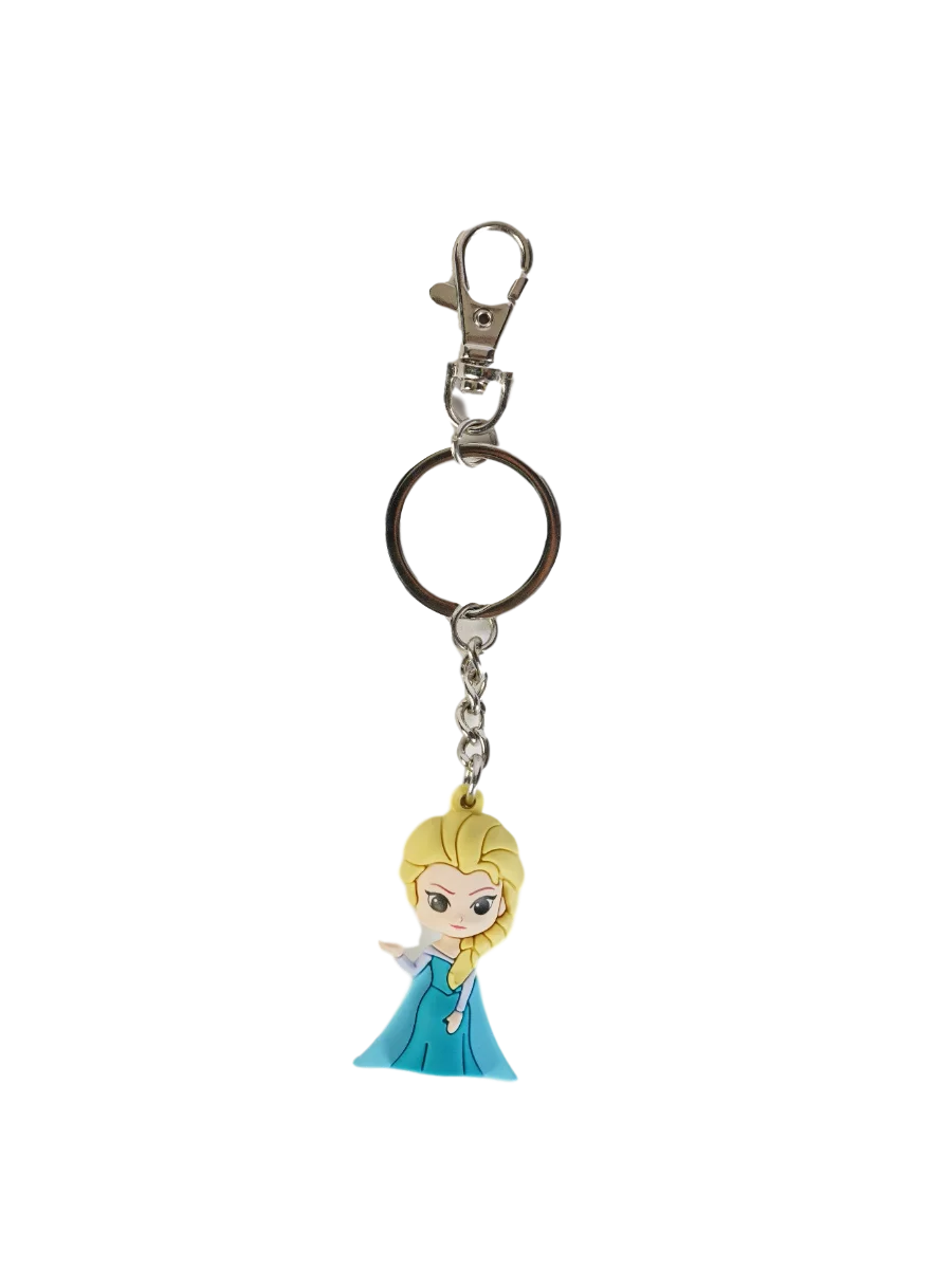 Disney Frozen Key Chain Ring Souvenir PVC  Fashion 3d Gift Enamel Oem Customized Craft