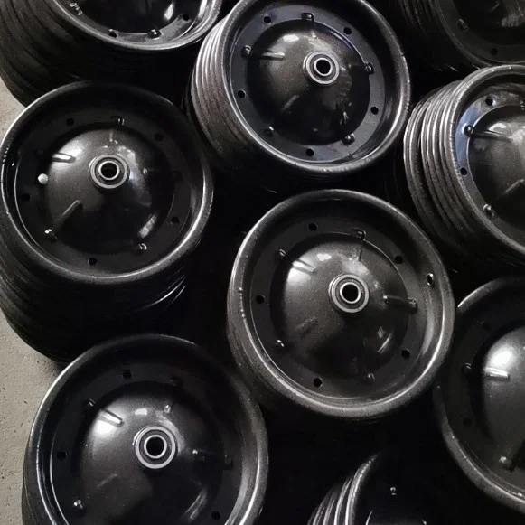 Строительная машина металлический обод тачки 400-8 колесо