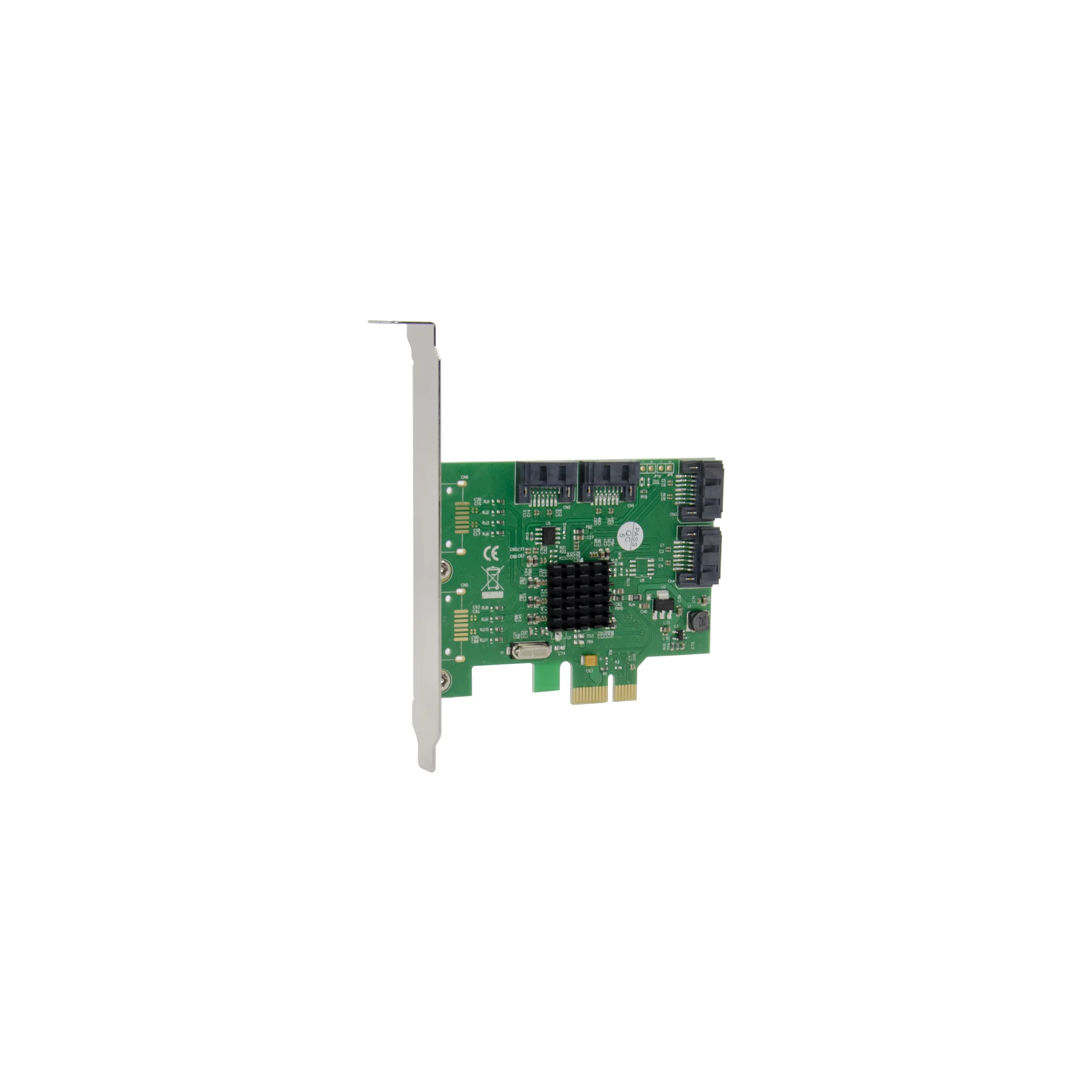 
2021 Hotsale PCIe x1 SATA 3.0 Expansion card 4- PCIe to 4SATA PCI Express to SATA3.0 Expansion Card PCIe SATA 