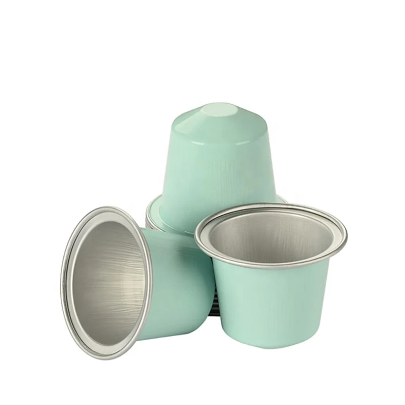 
15 ml China High quality nespresso pod empty coffee capsules with lids 