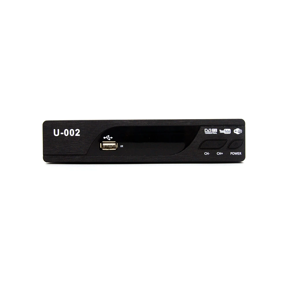 MT-D1002 1080p 512mb support AVI MPEG DAT MP4 TS H.265 dual core HD digital TV set-top box with USB AV port digital TV receiver