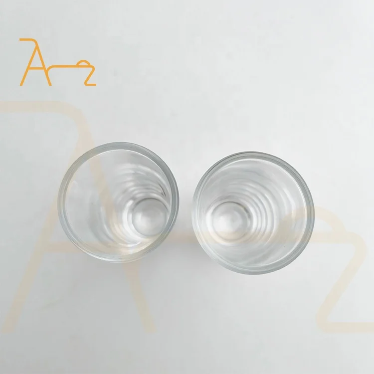 2024 new arrival restaurant glassware heavy base crystal clear drinking water juice glasses home custom glass cup