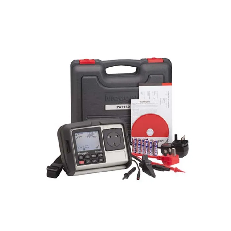 Megger PAT150 Advanced battery powered Portable Appliance Tester mains powered and battery powered testing