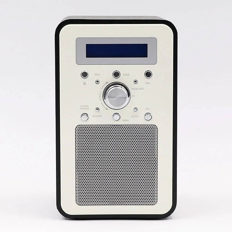 Настольный деревянный BT usb wifi радиоприемник Интернет/DAB + Радио