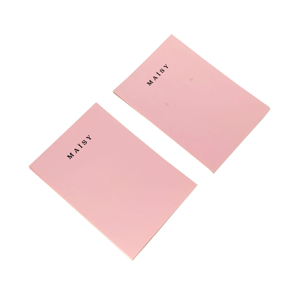 
Custom print display paper ring packaging jewelry card 