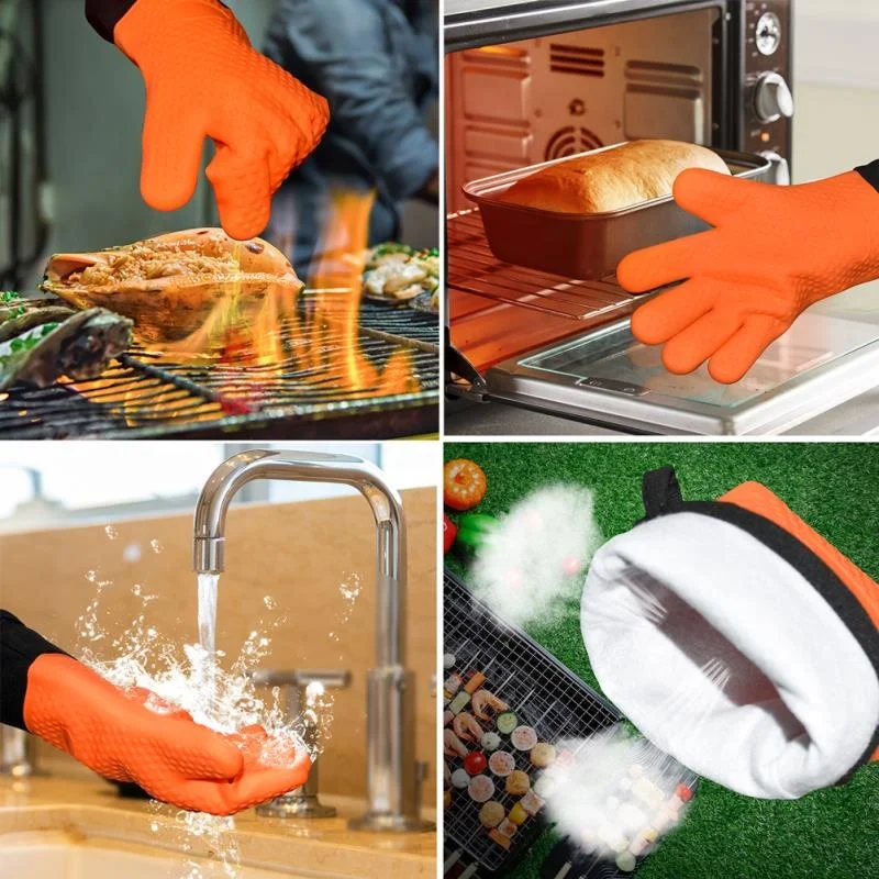 Grilling BBQ Apron Accessories Kit with Denim Bottle Opener Towel and oven