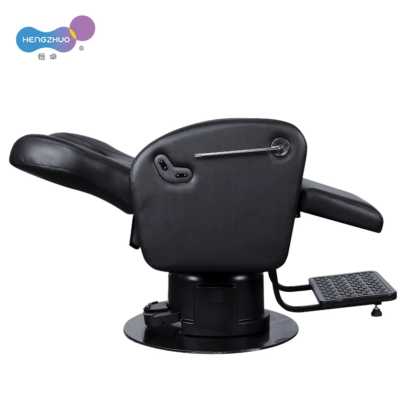 Professional Electric Barber Chair for Men with 2 Motors Hairdressing Equipment Beauty Salon Furniture for Hair Stylist