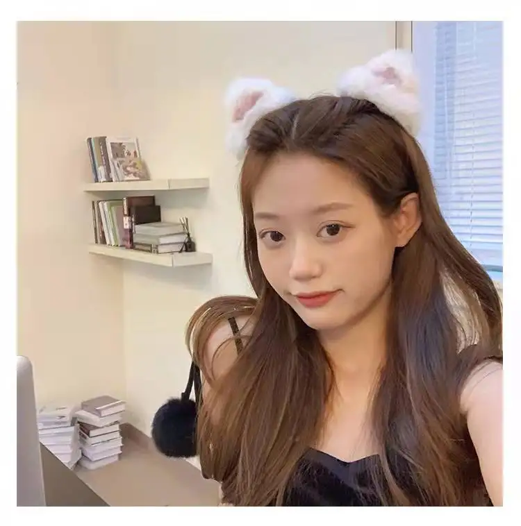 winter hairpin fur Luxury hair pins Fashion Crystal Hairpin Korean Custom Furry Hair Clip Pearl Hair Clips  hairpin fur