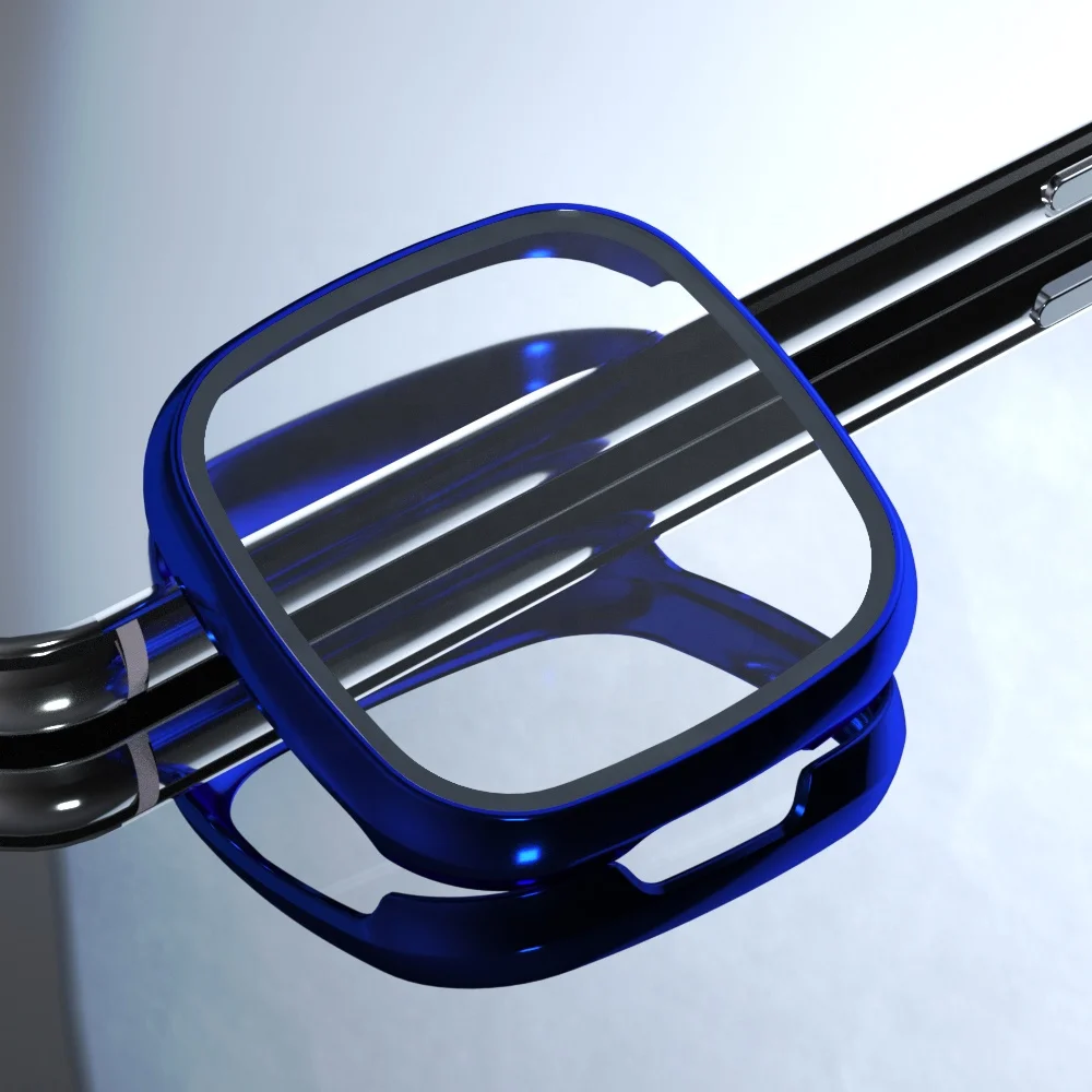 Защитная пленка из закаленного стекла совместима с Fitbit Versa 3/Sense, универсальный защитный экран совместим с Fitbit Versa 3