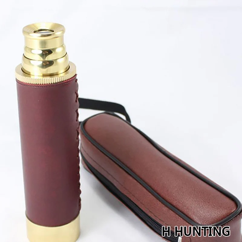 Охотничья оптика 25x30 HD монокулярный телескоп морская латунь Spyglass Морской Открытый