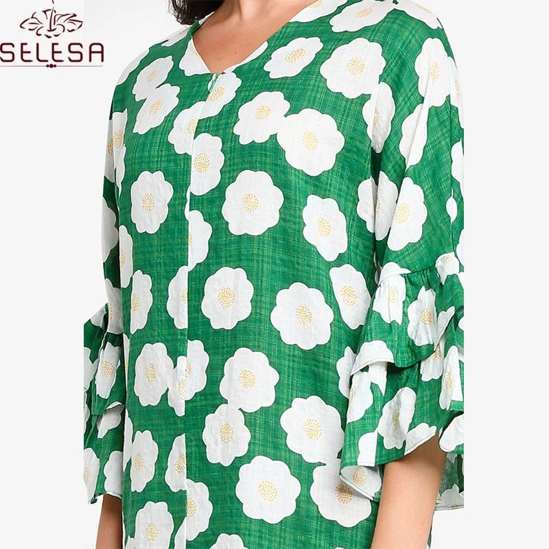 Elegant Muslim Dress Front Open Abaya Loose High Quality Dubai Cardigan Kimono