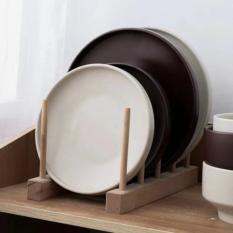 Керамическая посуда под заказ керамическая из реактивной глазури Обеденный набор с чашками тарелки