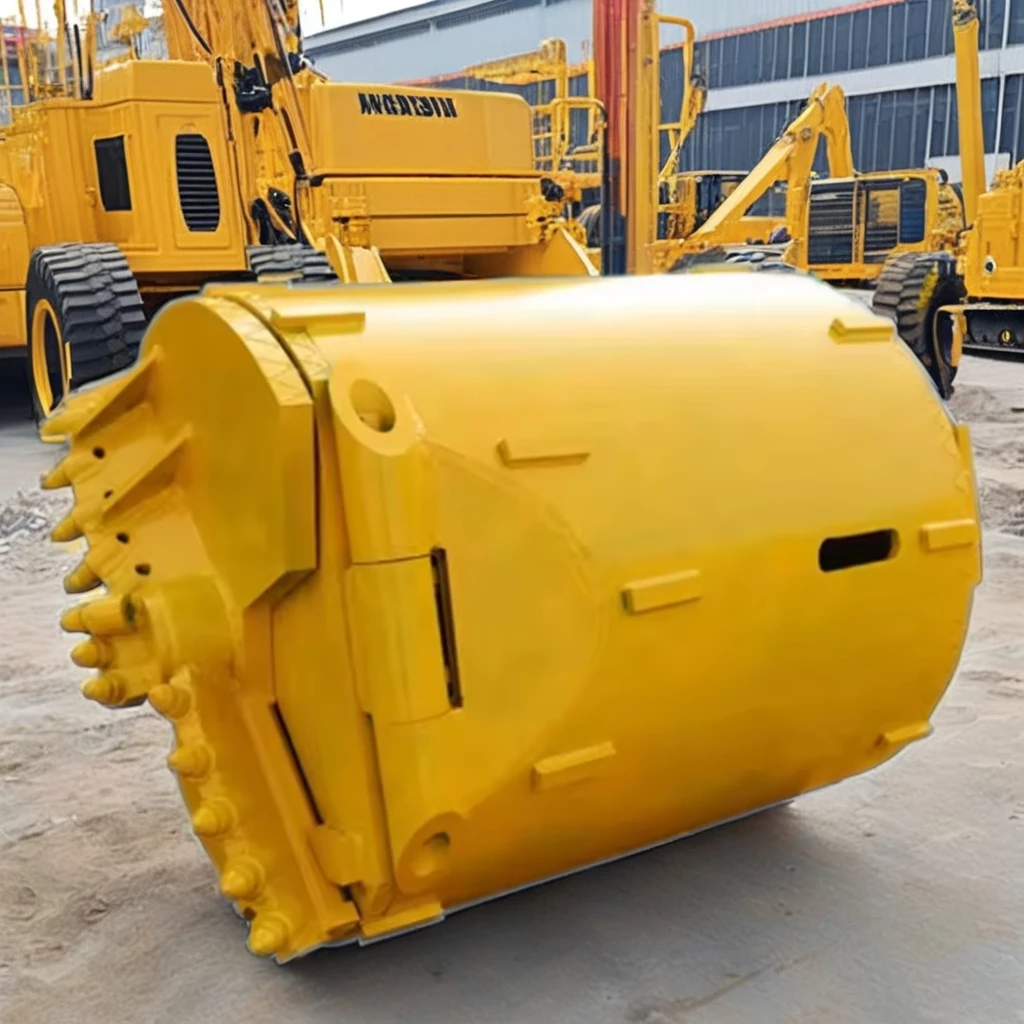 Heavy-Duty Drilling Bucket Designed for Superior Soil and Rock Excavation in Challenging Foundation Drilling Operations