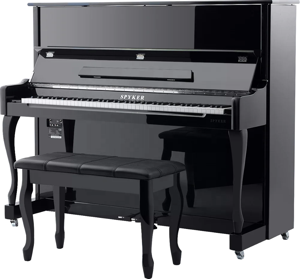SPYKER Digital Upright Piano Factory 88 keys Touch Sensitive Hammer Keyboard MIDI Black Polish HD-L123 Vertical Piano