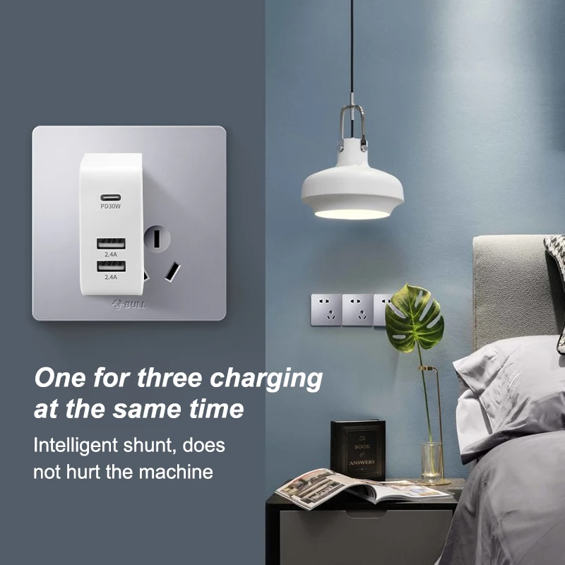 PD3.0 Сетевое зарядное устройство для мобильных телефонов, быстрое заря