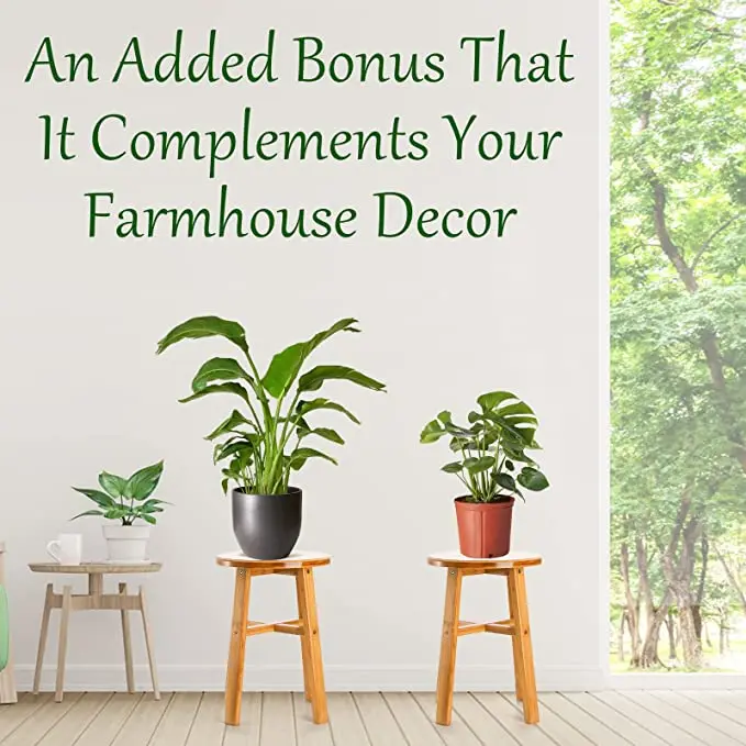 Wood Stool Home Hotel Chair Bamboo Living Room Chairs Bamboo Step Stool