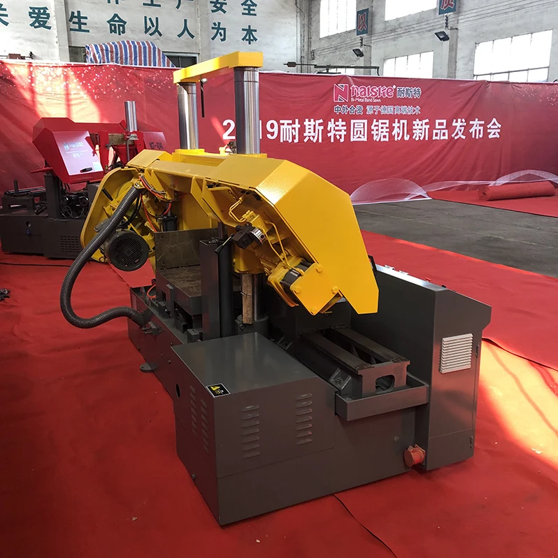 NST7040 вертикальный токарный станок с heavy duty quick штанцевый нож стали полуавтоматическая горизонтальная ленточно-пильный станок